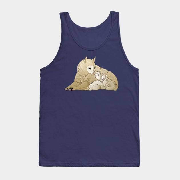 Owlbear Family Tank Top by Khalico